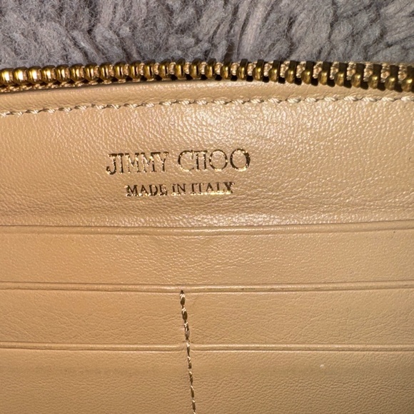 😍AUTHENTIC🔥 Gold Star-Studded JIMMY CHOO long Wallet EUC! - Picture 3 of 6